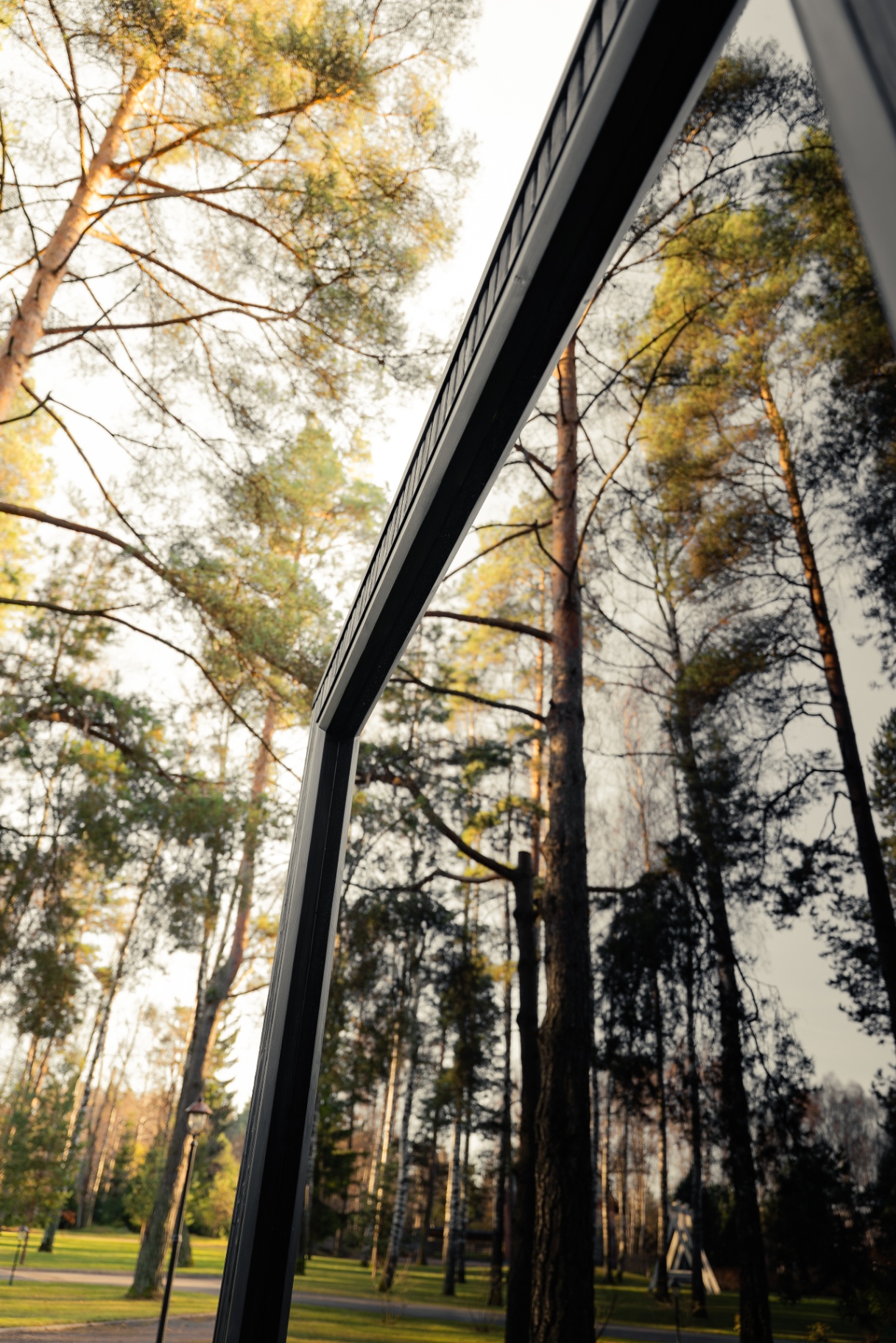 Ebony cube sauna with HUUM black glass heater | Signature Garden Rooms