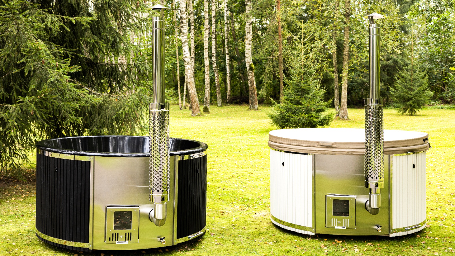 Benas premium hot tub with chrome jets | Signature Garden Rooms installation