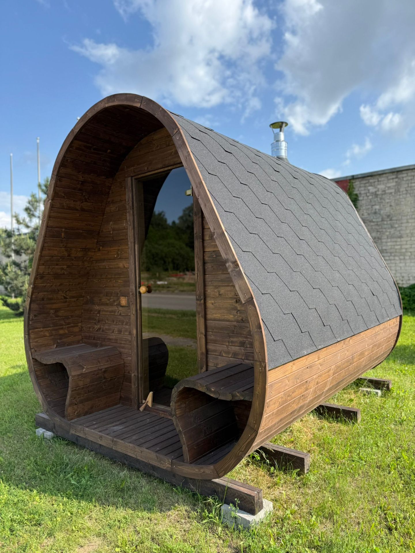 Celsium Herkus L modular sauna | Signature Garden Rooms Scotland