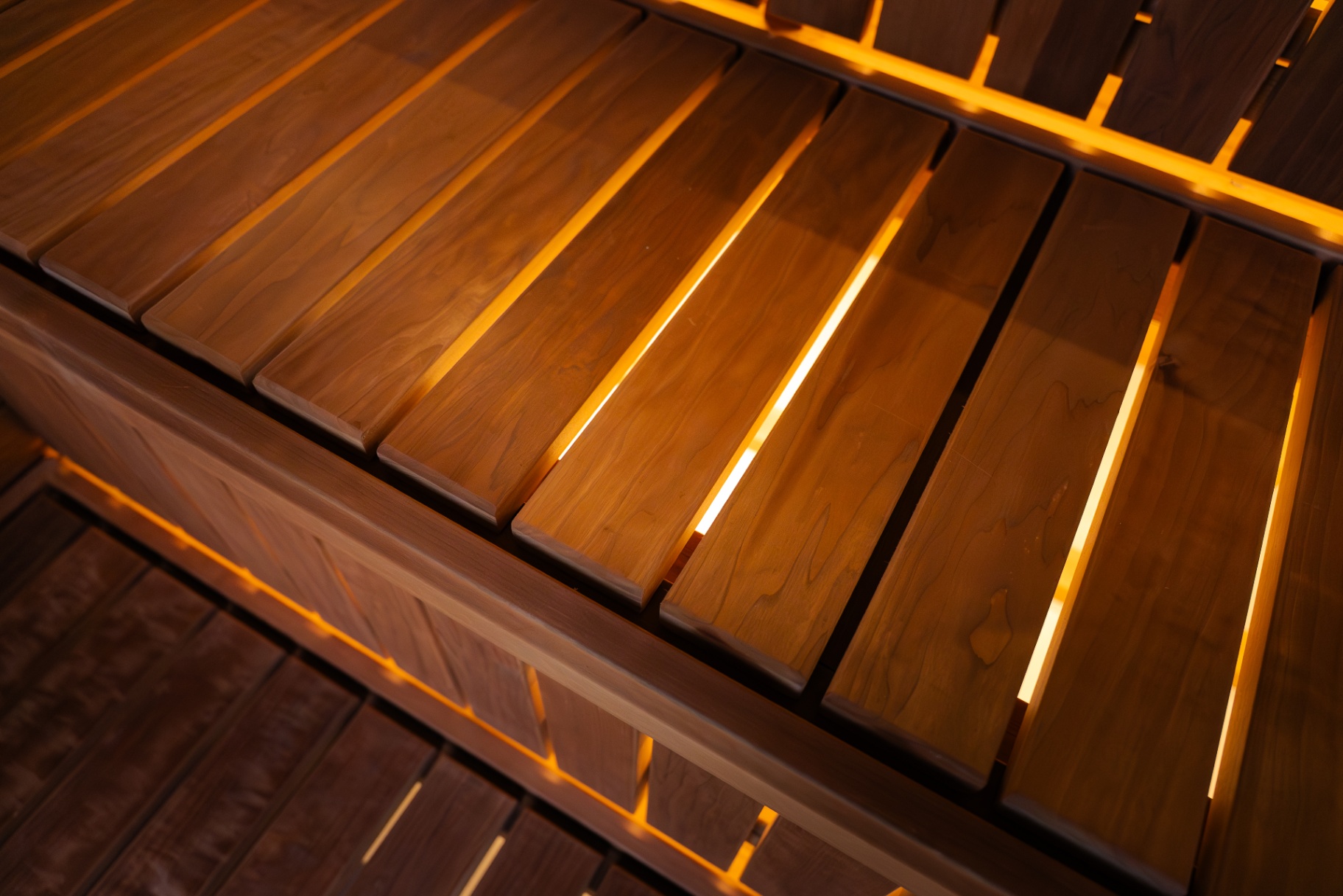 Jonas Grand barrel sauna in teak finish | Signature Garden Rooms installation