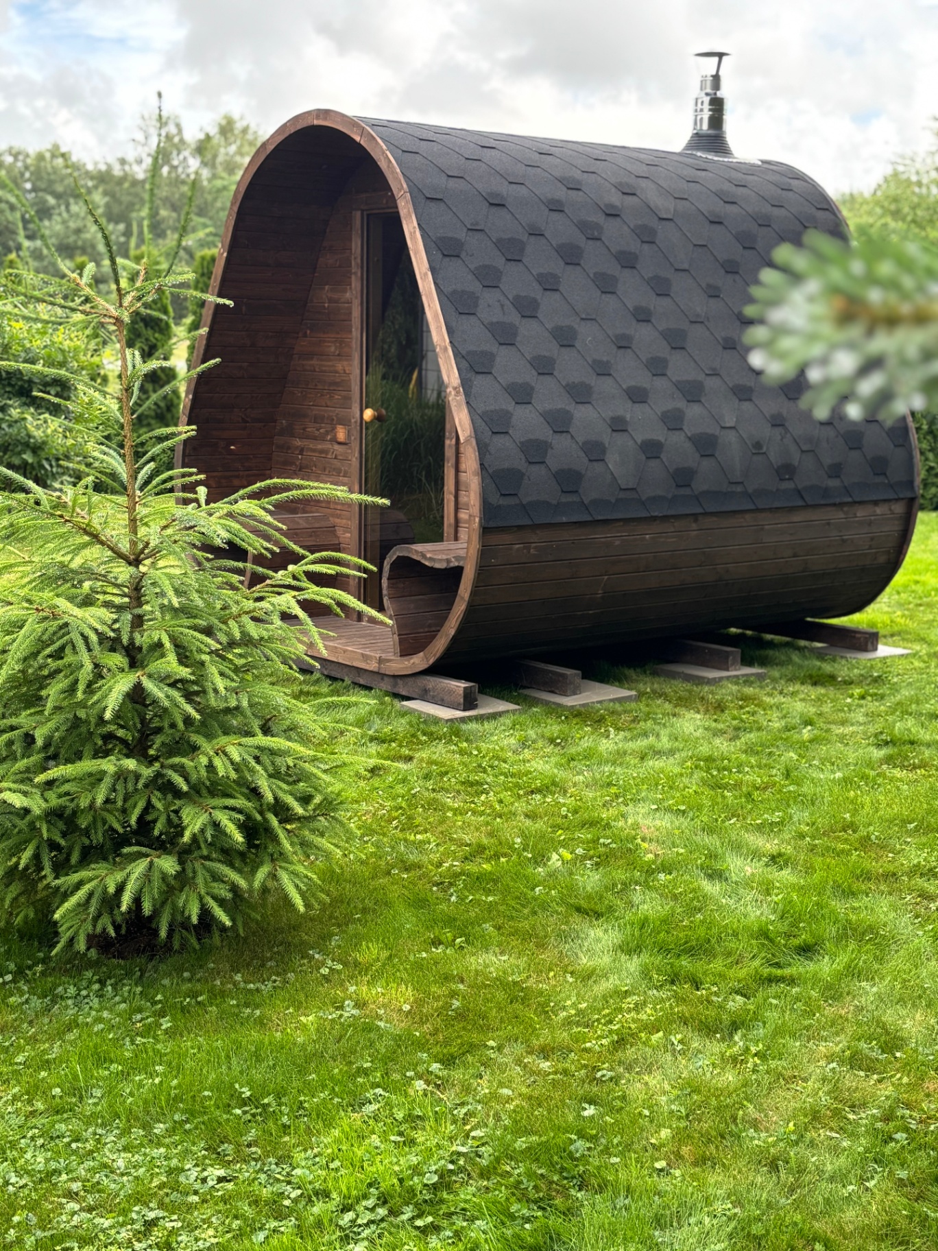Celsium Herkus L modular sauna | Signature Garden Rooms Scotland