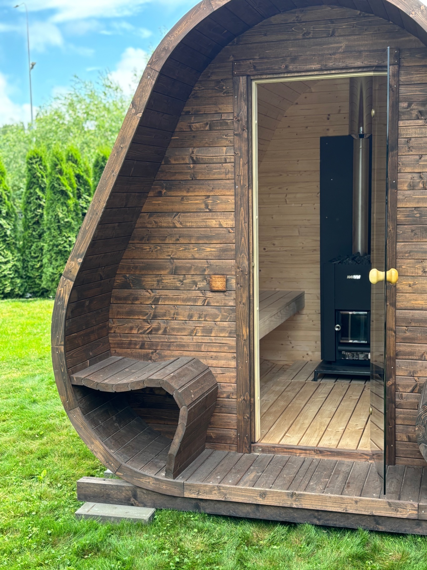 Celsium Herkus L modular sauna | Signature Garden Rooms Scotland